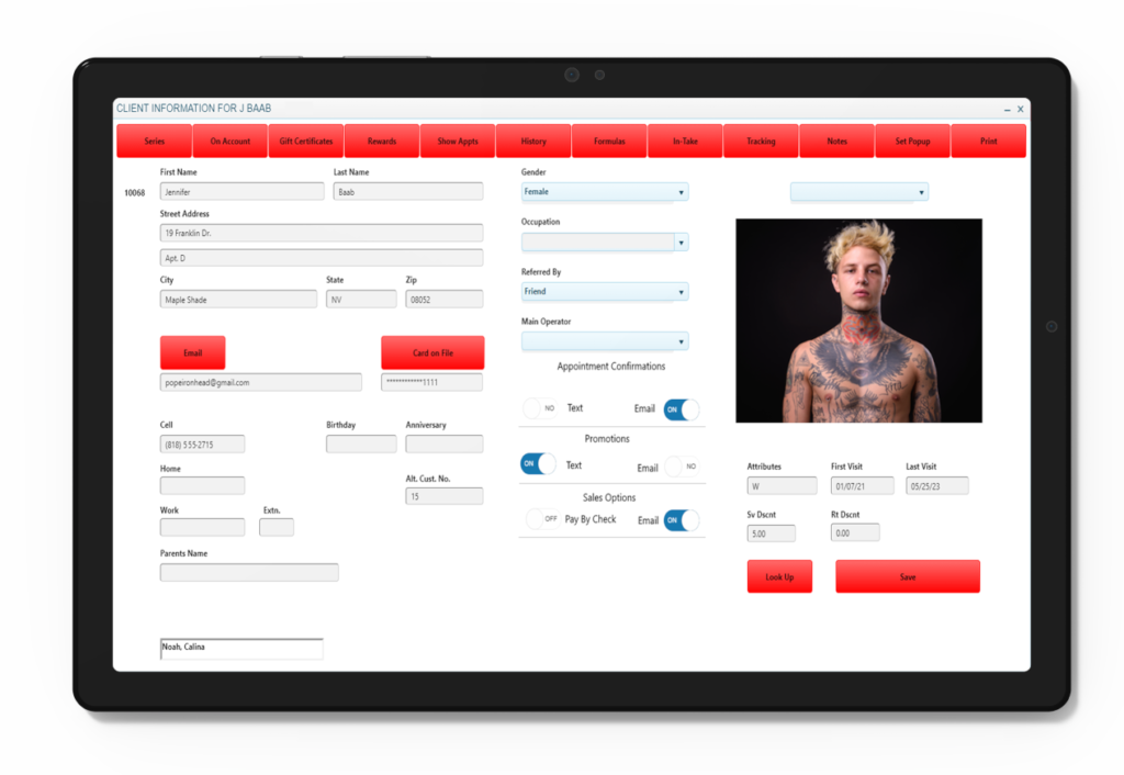 Powerful Tattoo Shop Software Client Profiles Built for Studios